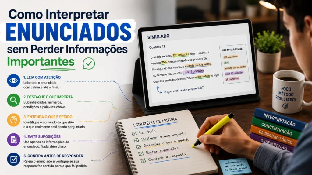 Como Interpretar Enunciados sem Perder Informações Importantes