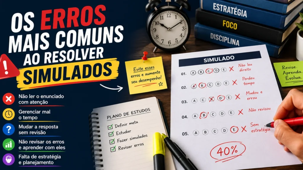 Os Erros Mais Comuns ao Resolver Simulados