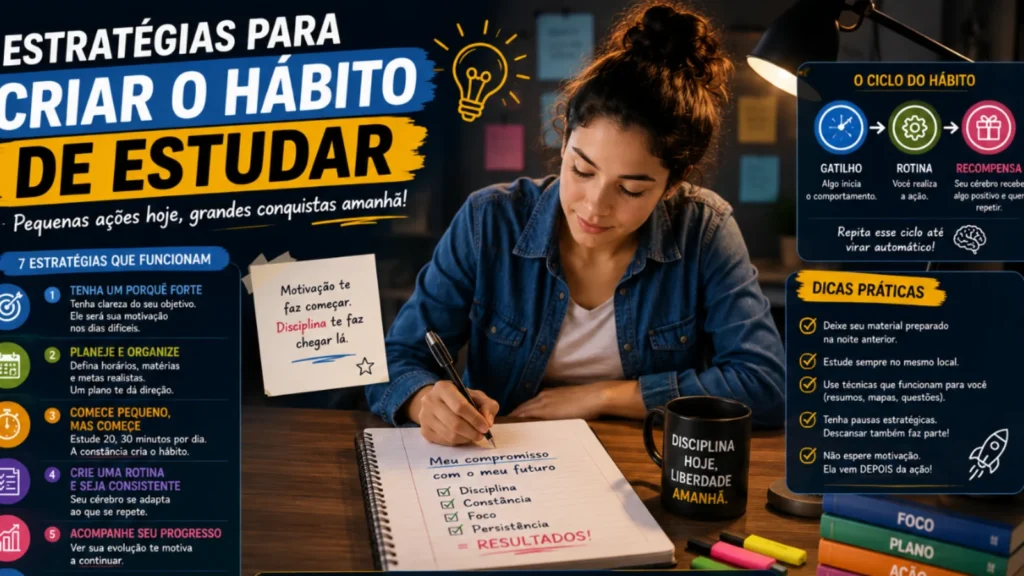 Estratégias para Criar o Hábito de Estudar