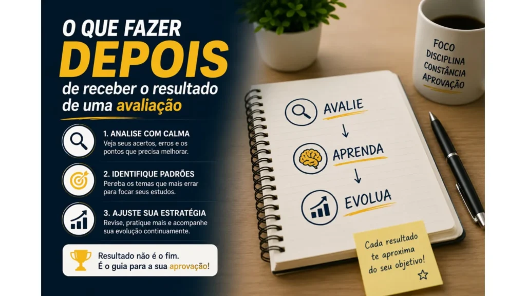 interpretação de resultados de provas